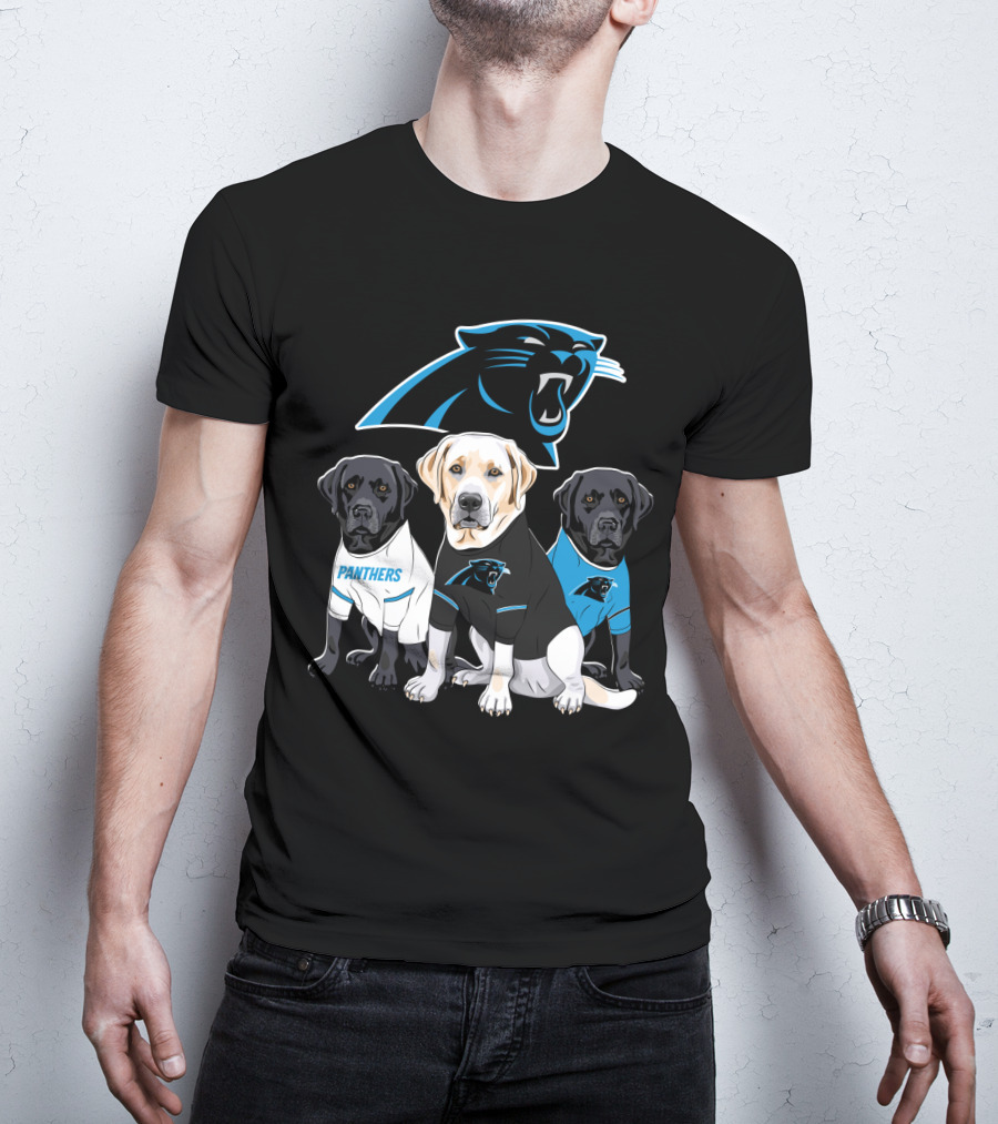 Panthers Labrador Retriever Dogs T-Shirt