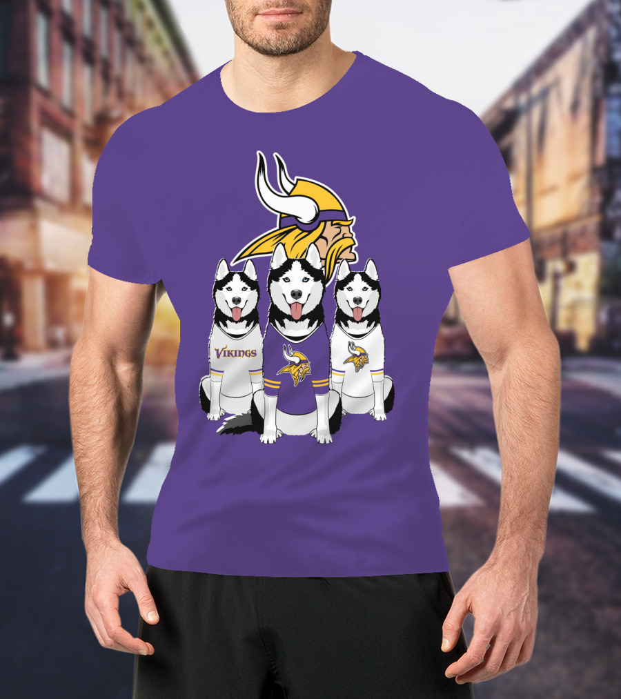 Minnesota Vikings Husky Trio T-Shirt