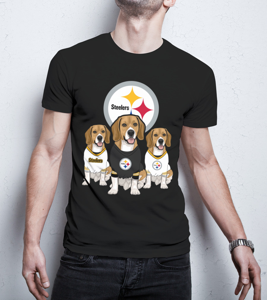 Steelers Beagle Trio T-Shirt