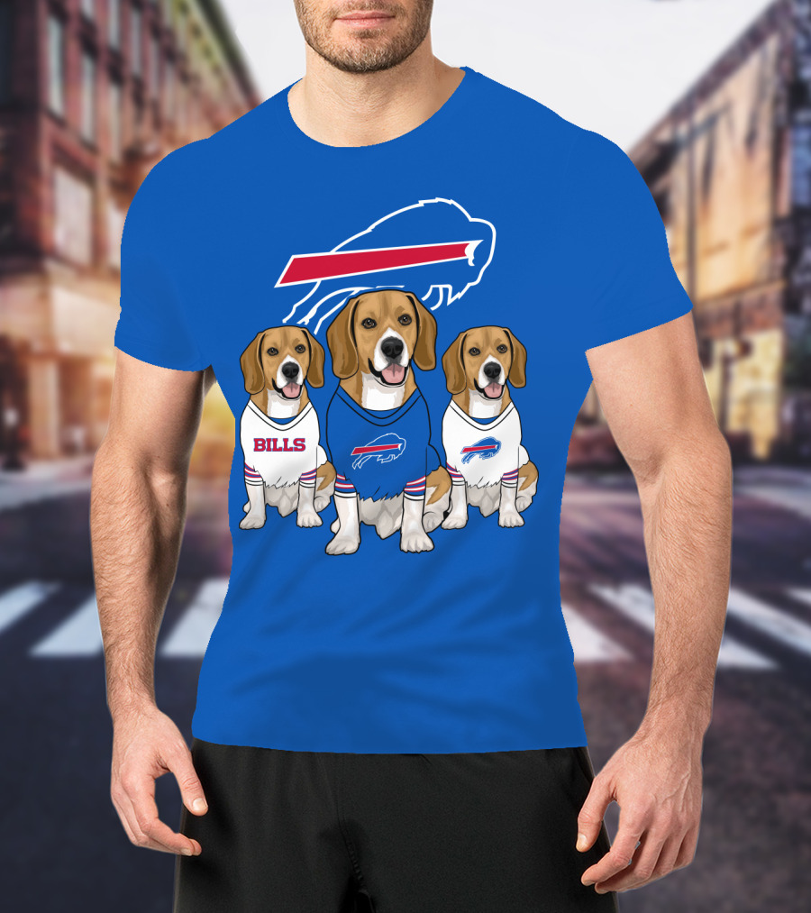 Buffalo Bills Beagle Trio T-Shirt