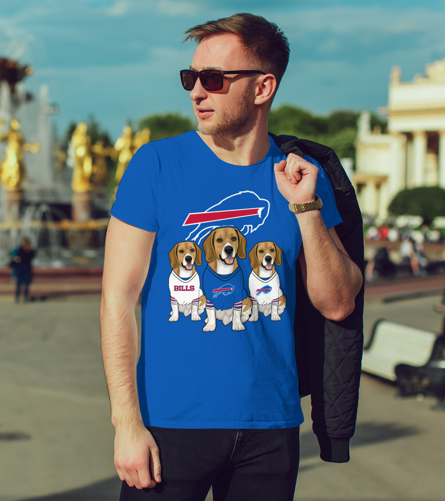 Buffalo Bills Beagle Trio T-Shirt