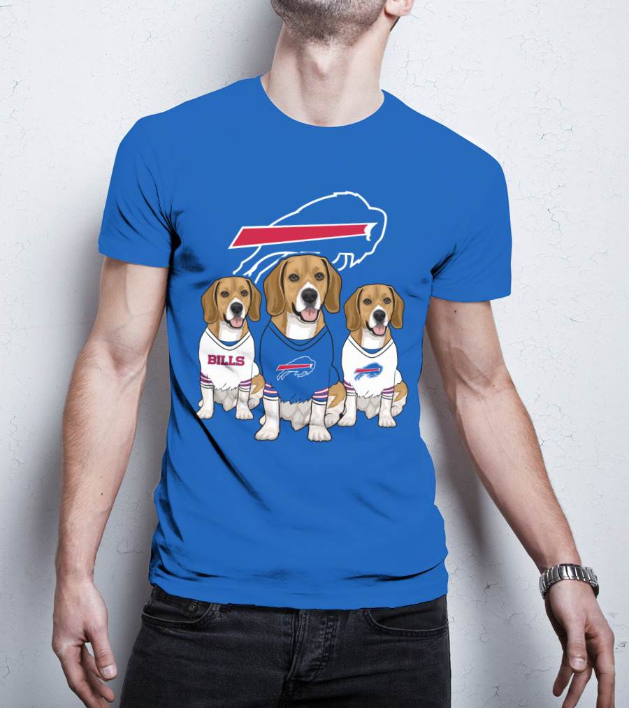 Buffalo Bills Beagle Trio T-Shirt
