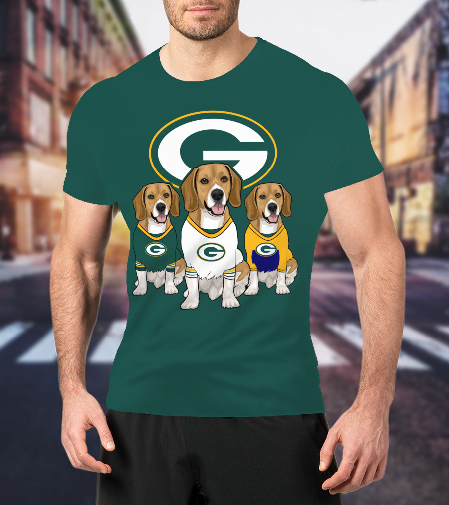 Packers Beagle Dog T-Shirt