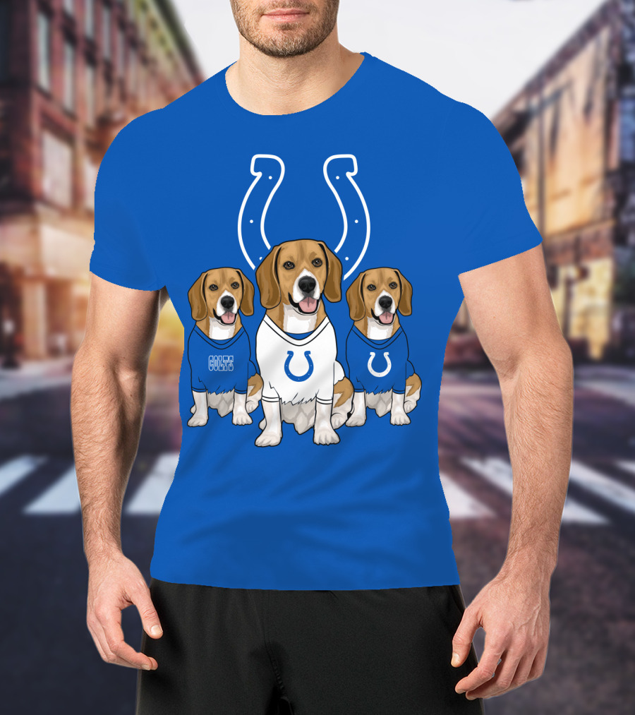 Indianapolis Colts Beagle Trio T-Shirt