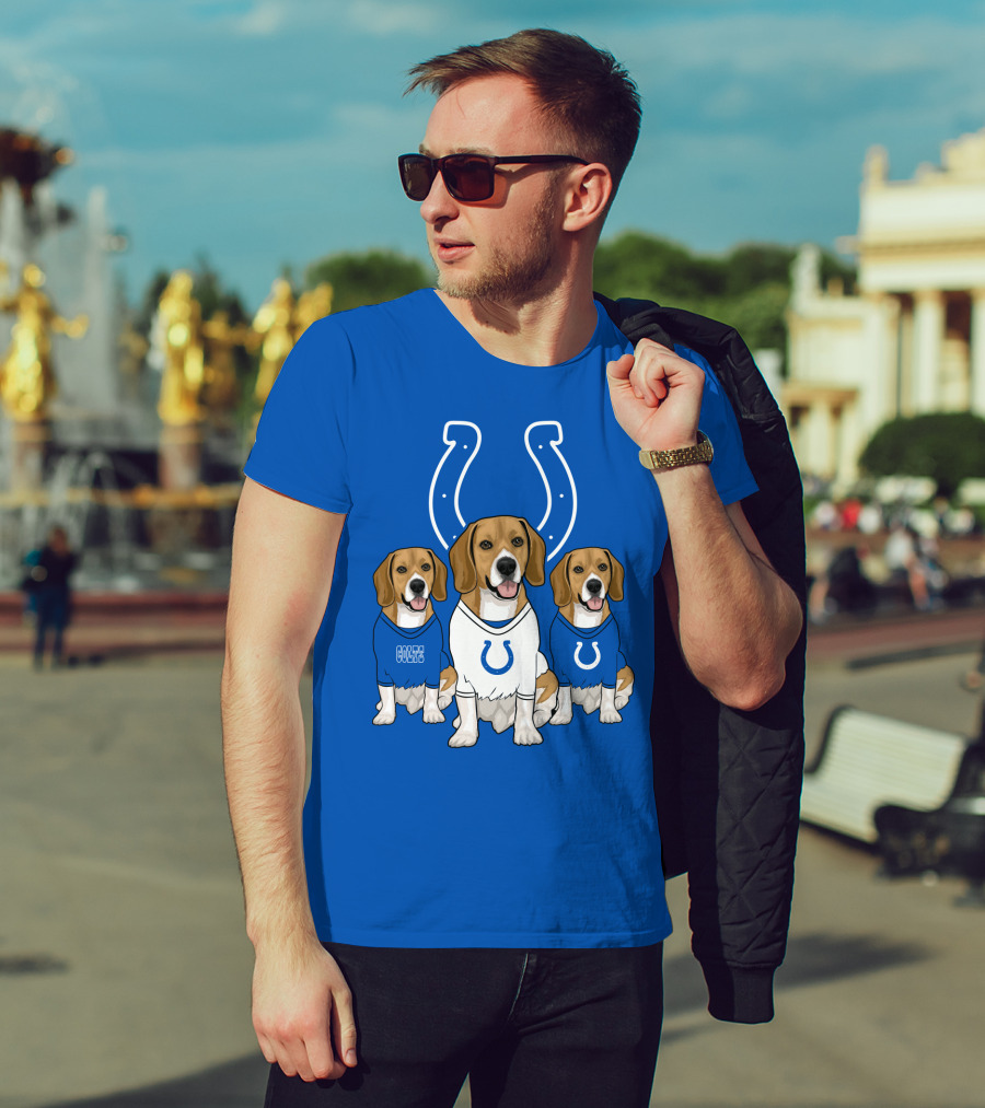 Indianapolis Colts Beagle Trio T-Shirt