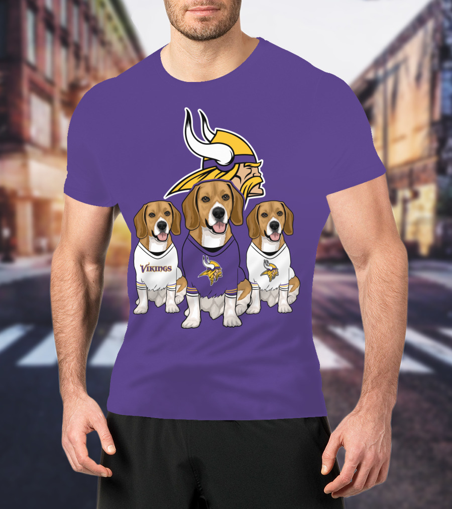 Vikings Beagle Trio T-Shirt