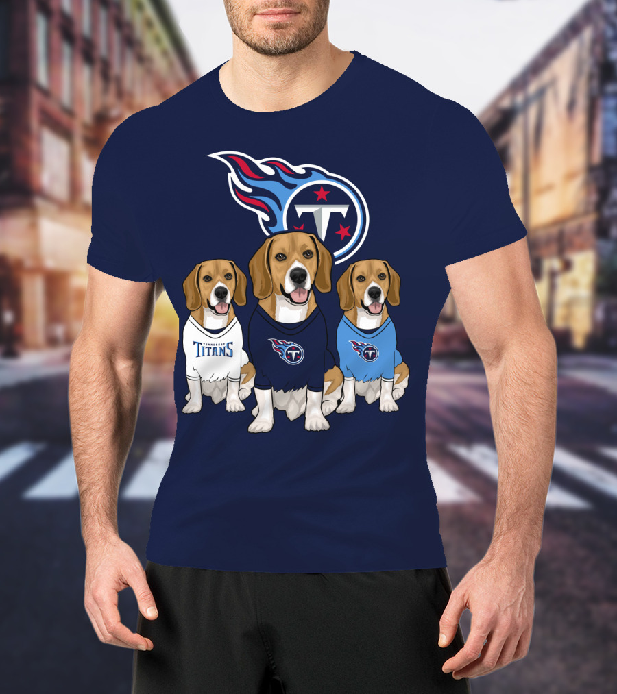 Tennessee Titans Beagle Fan T-Shirt