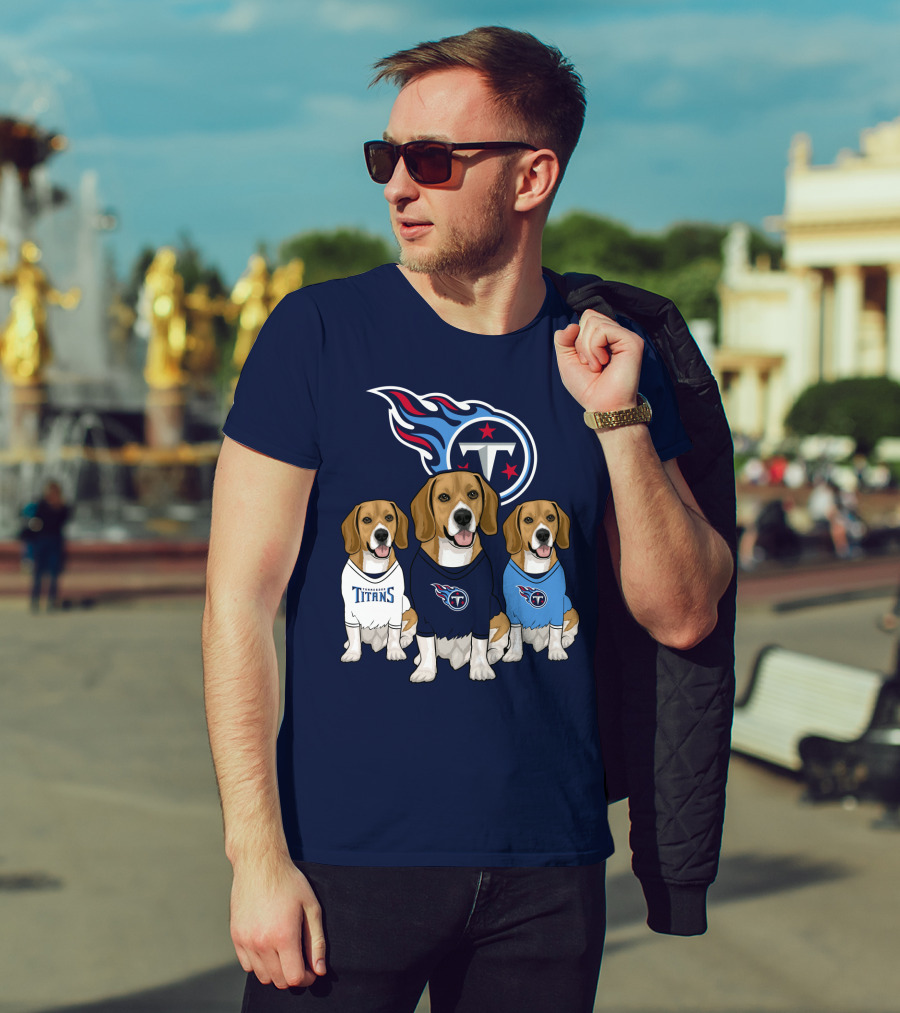 Tennessee Titans Beagle Fan T-Shirt
