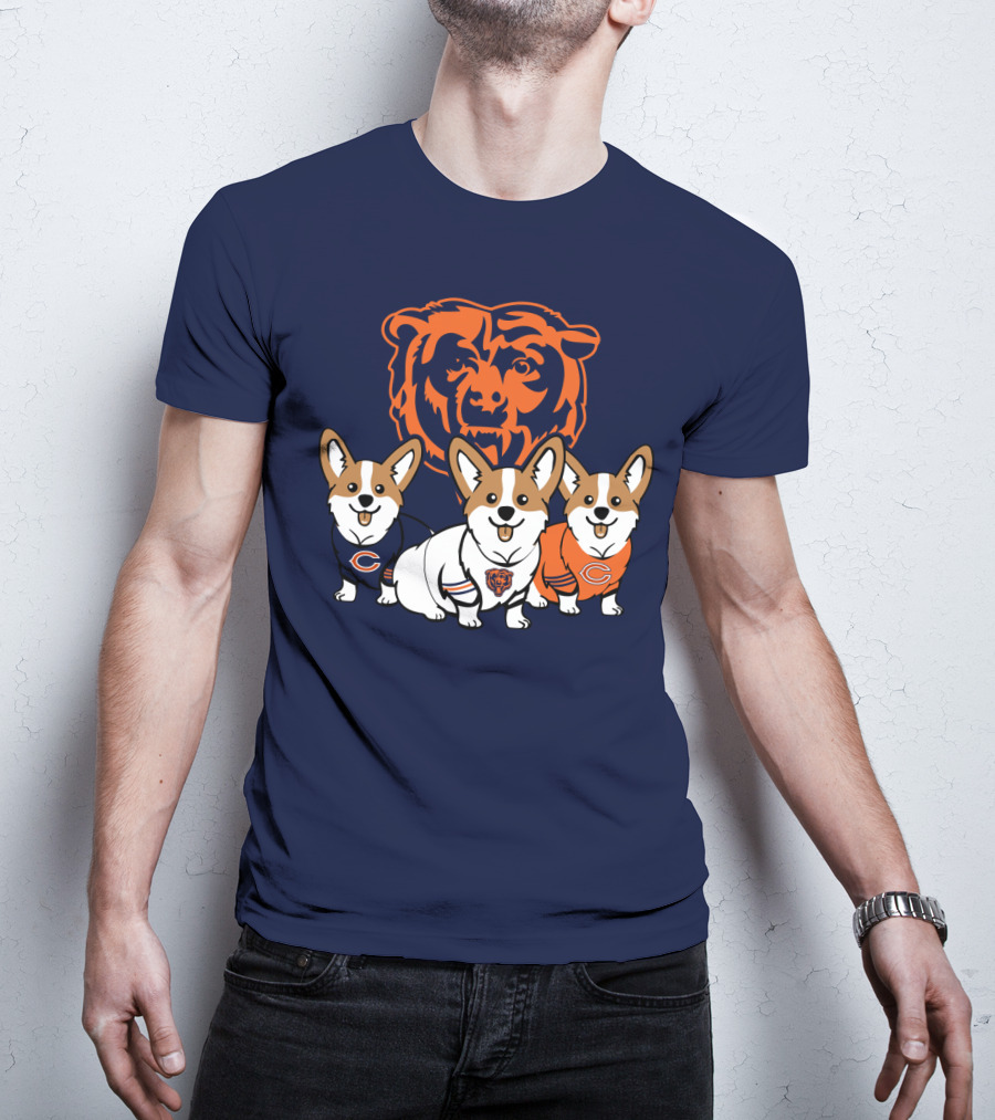 Chicago Bears Corgi T-Shirt