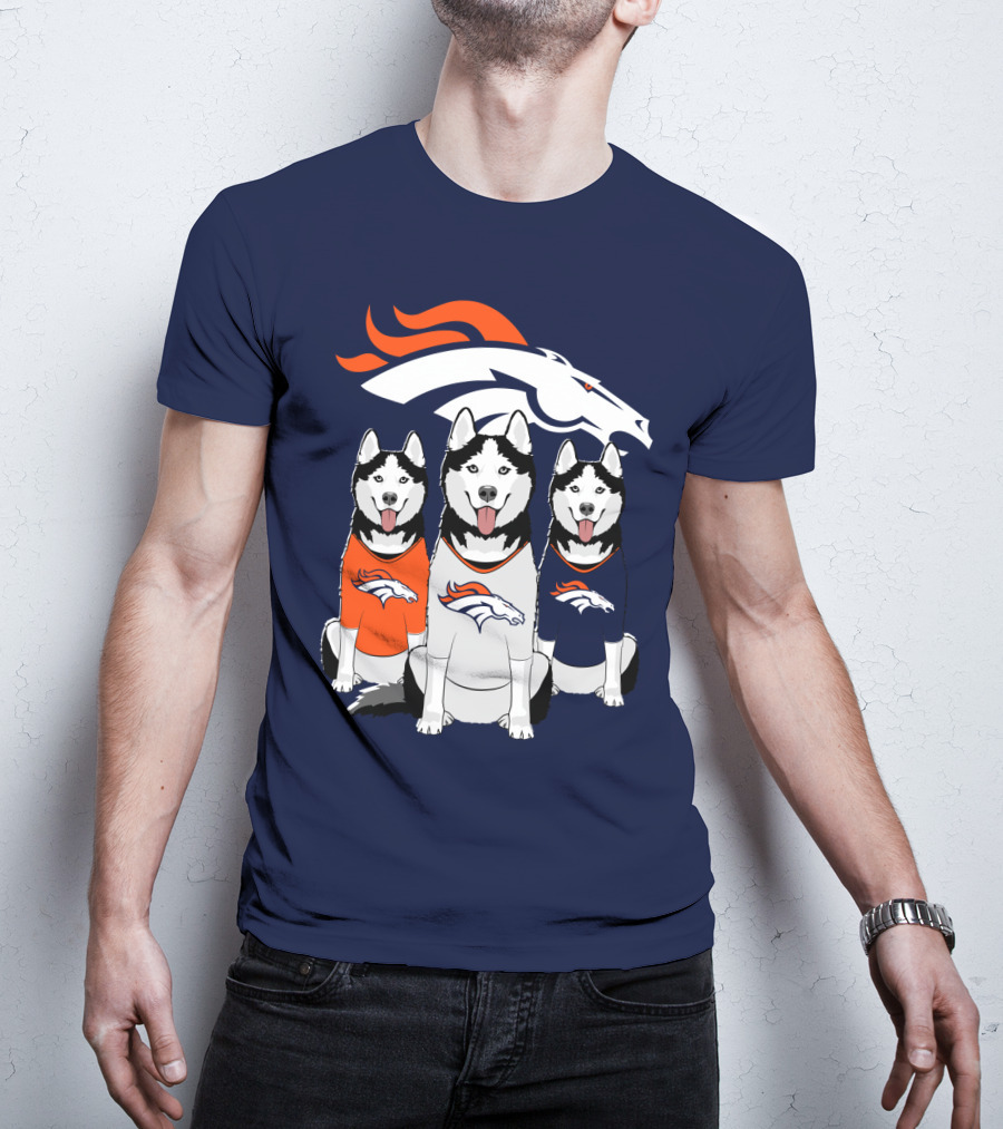 Denver Broncos Husky Trio T-Shirt