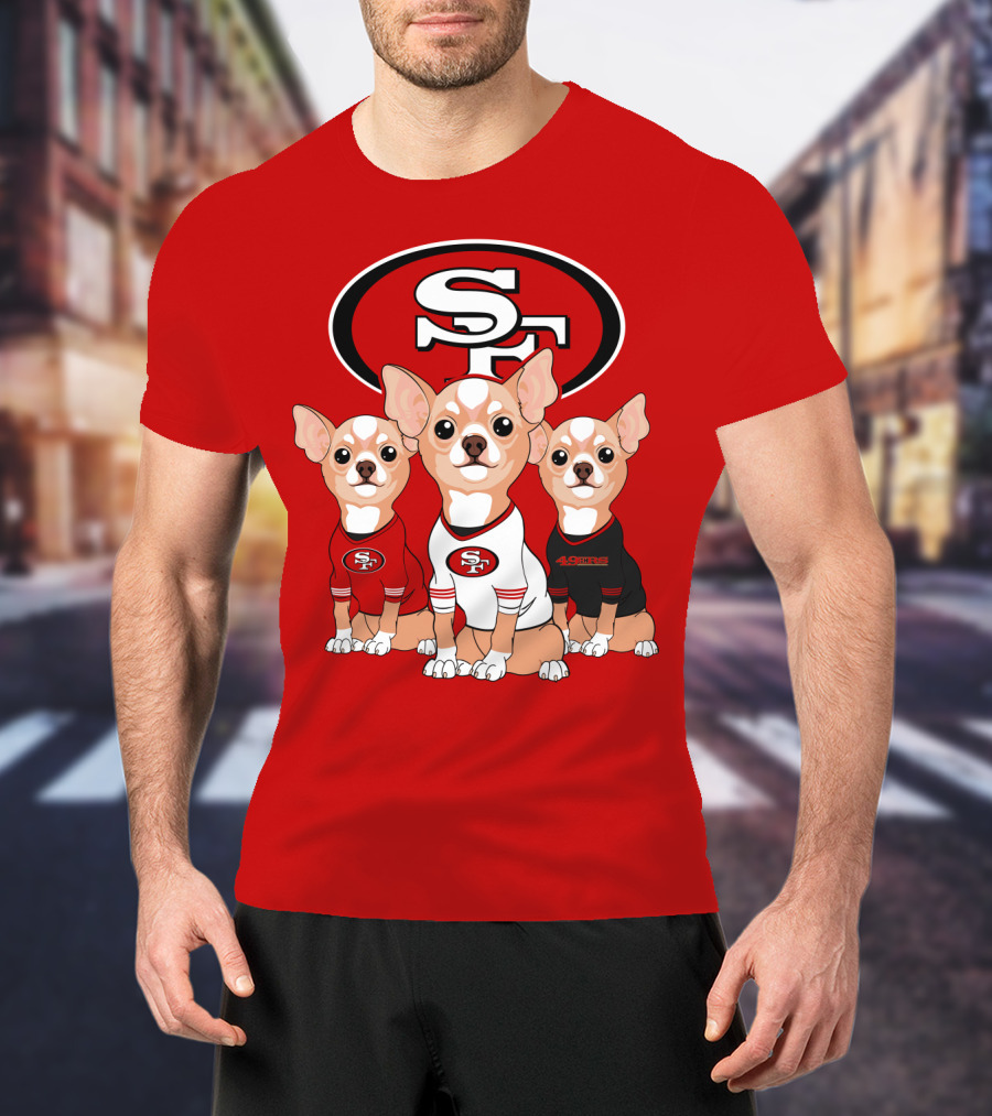 San Francisco 49ers Chihuahua T-Shirt