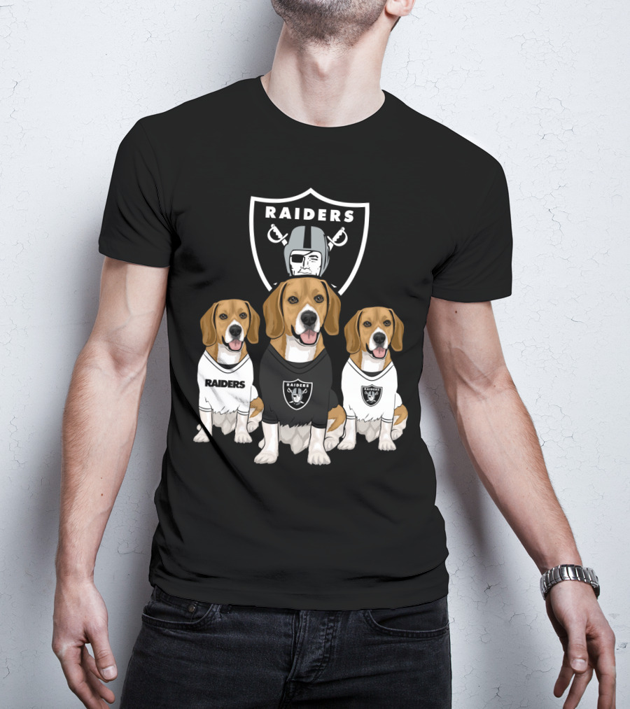 Las Vegas Raiders Beagles T-Shirt