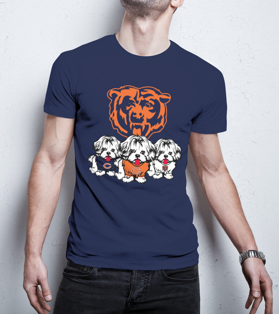 Chicago Bears Shih Tzu T-Shirt