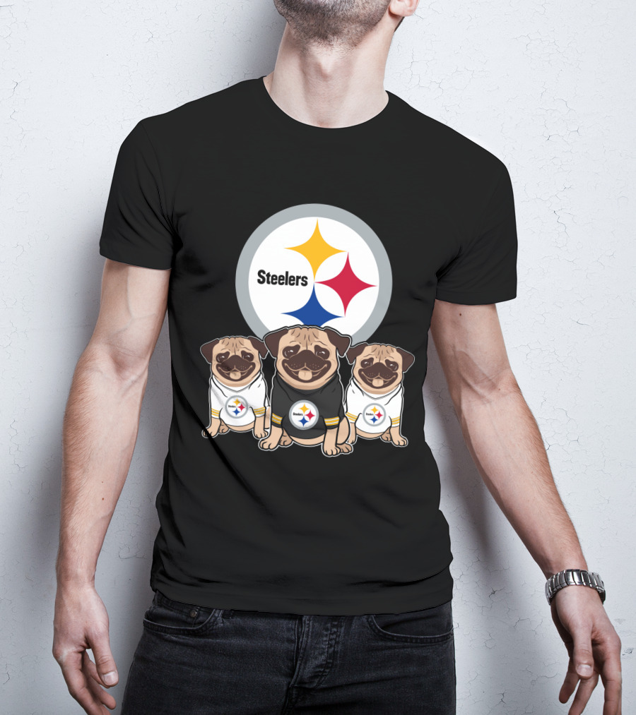 Steelers Pug T-Shirt