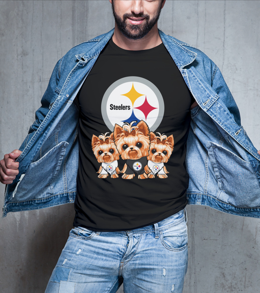 Steelers Yorkshire Terriers T-Shirt