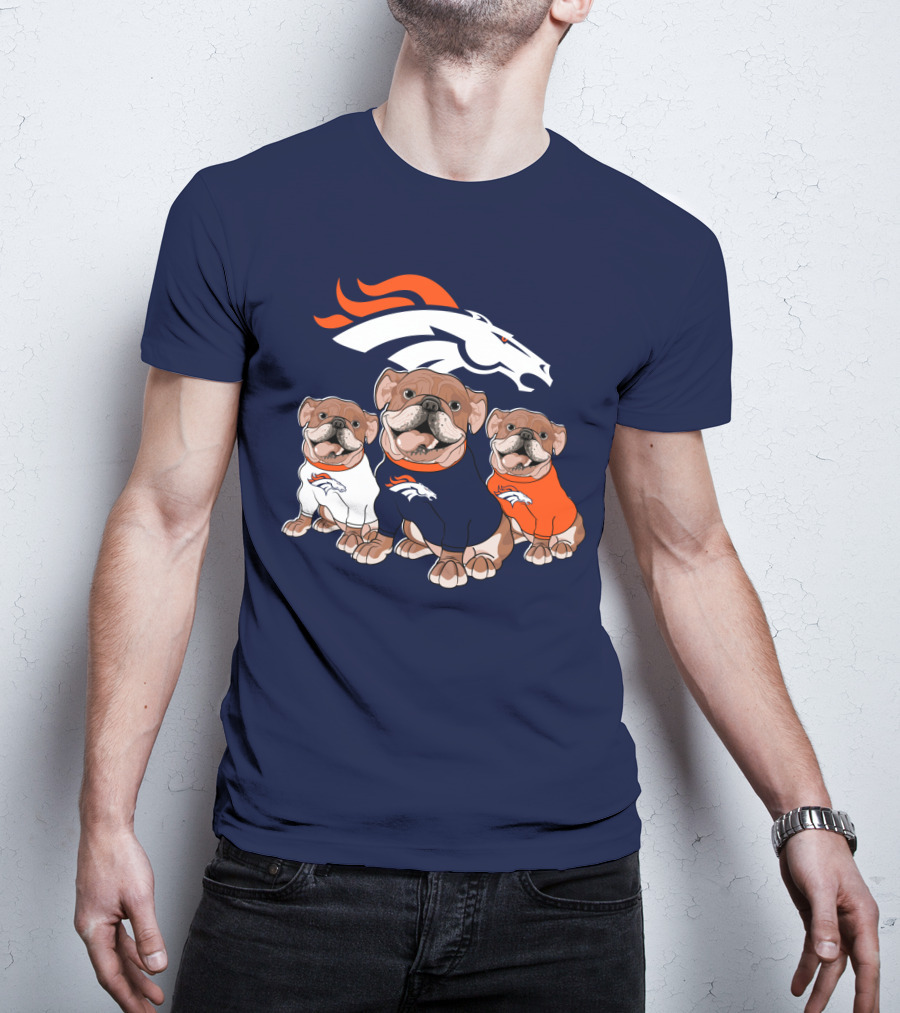 Denver Broncos Bulldog Trio T-Shirt