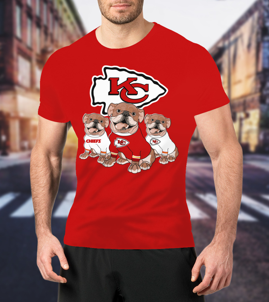 Kansas City Chiefs Bulldog T-Shirt