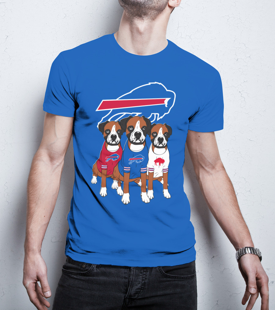 Buffalo Bills Boxer Dogs T-Shirt
