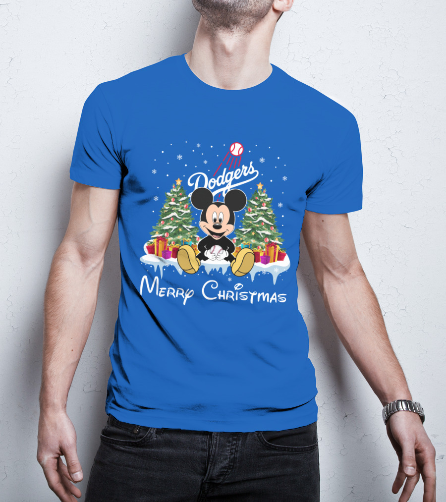 Dodgers Merry Christmas T-Shirt