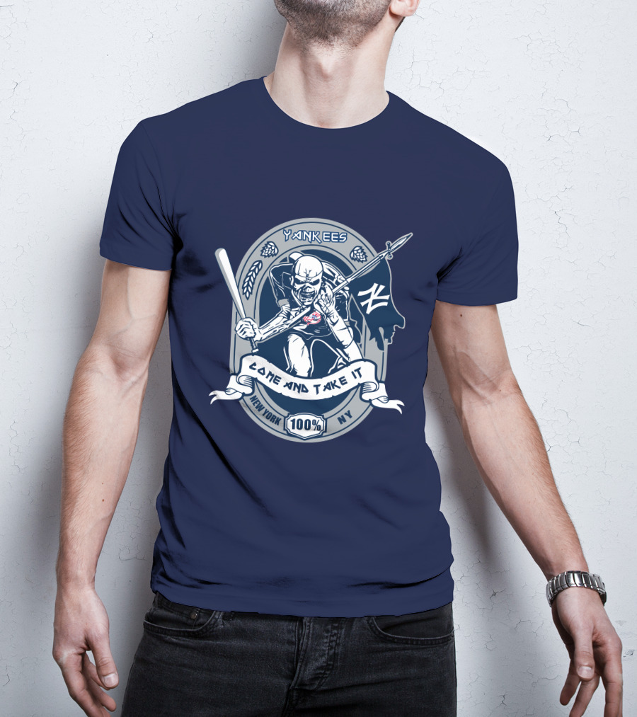 Yankees Come And Take It New York 100% Ny T-Shirt