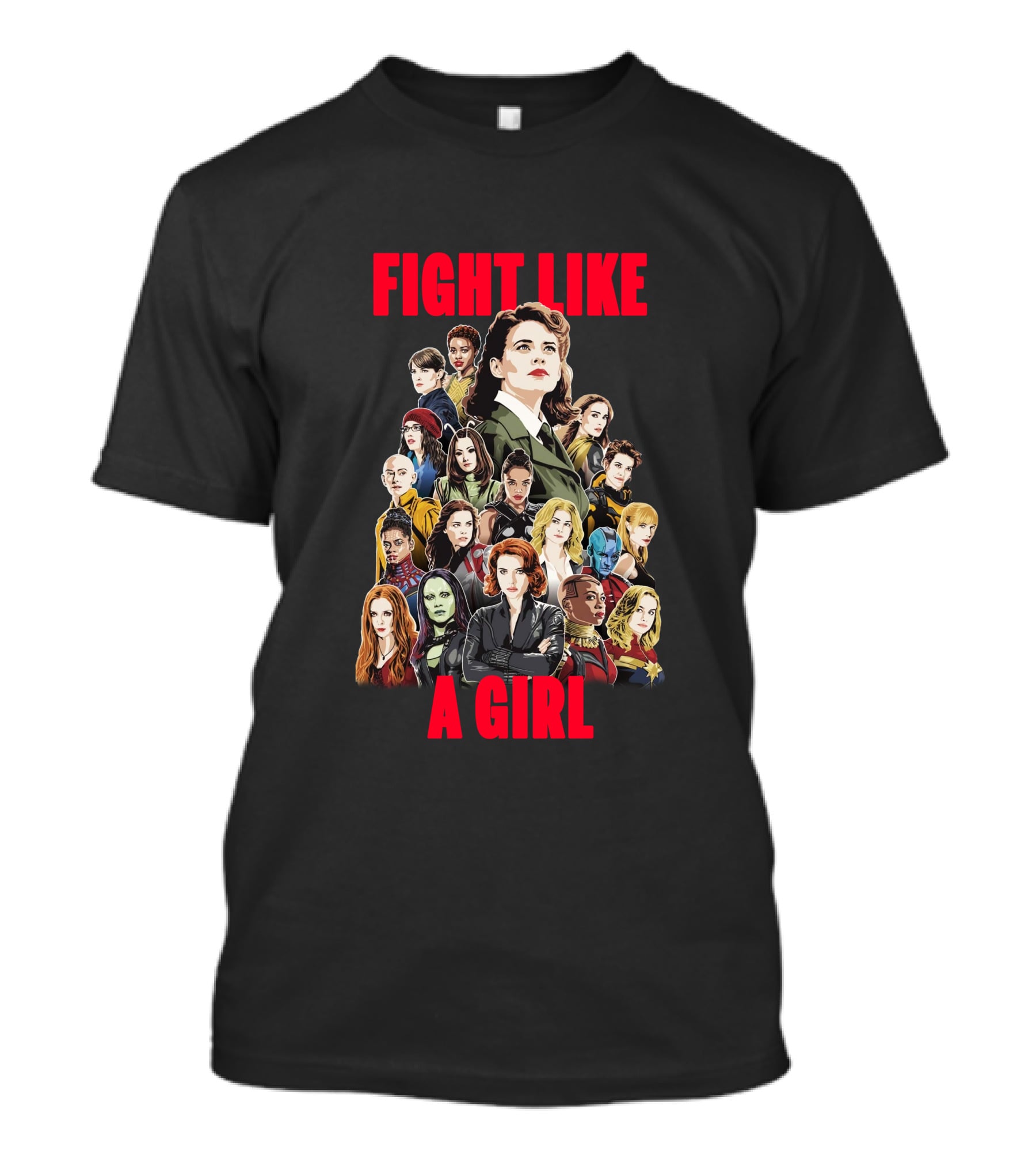 Fight Like A Girl Heroes T-Shirt
