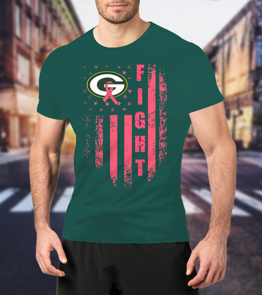 Green Bay Packers Fight Breast Cancer T-Shirt