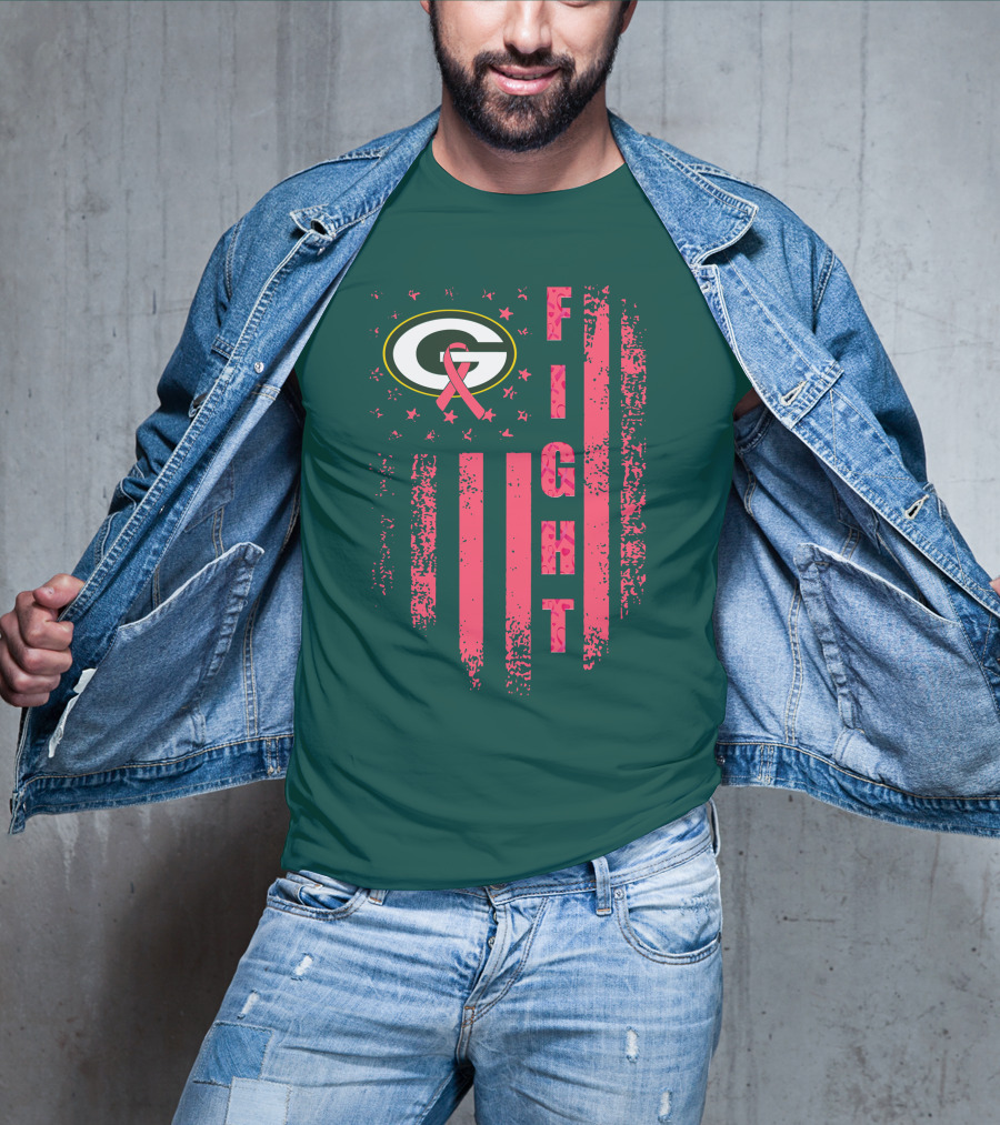 Green Bay Packers Fight Breast Cancer T-Shirt