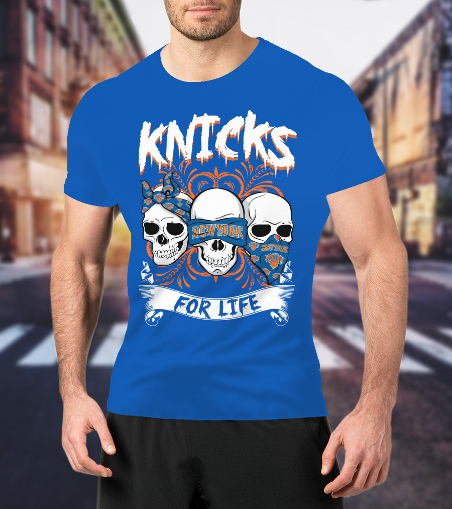 Knicks New York For Life T-Shirt
