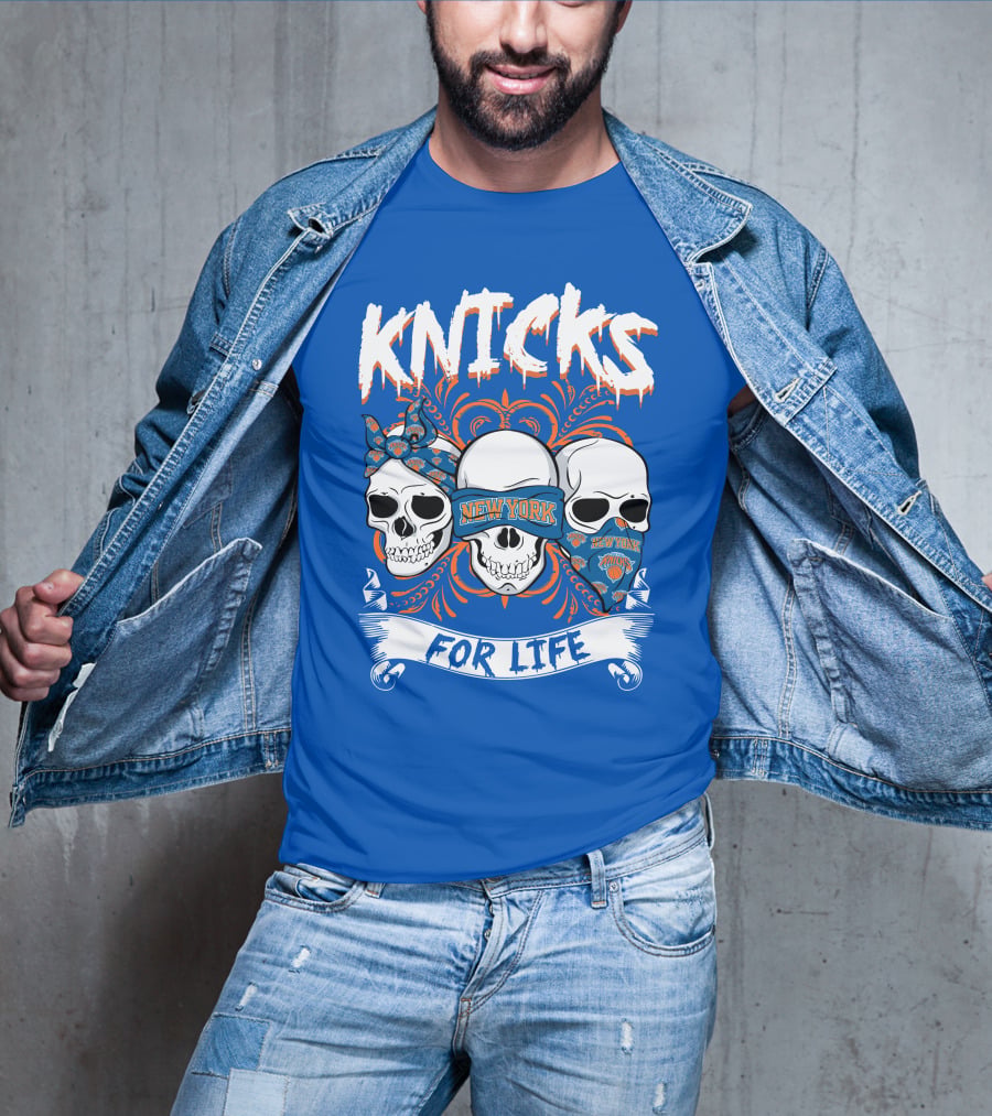Knicks New York For Life T-Shirt