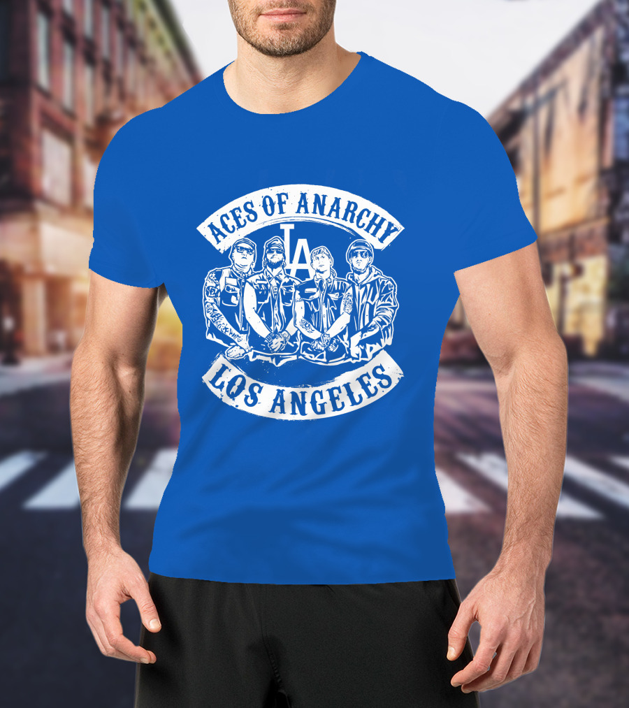 Aces Of Anarchy Los Angeles Dodgers T-Shirt