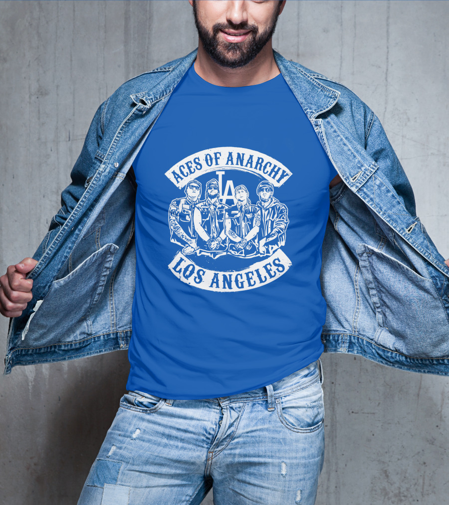 Aces Of Anarchy Los Angeles Dodgers T-Shirt