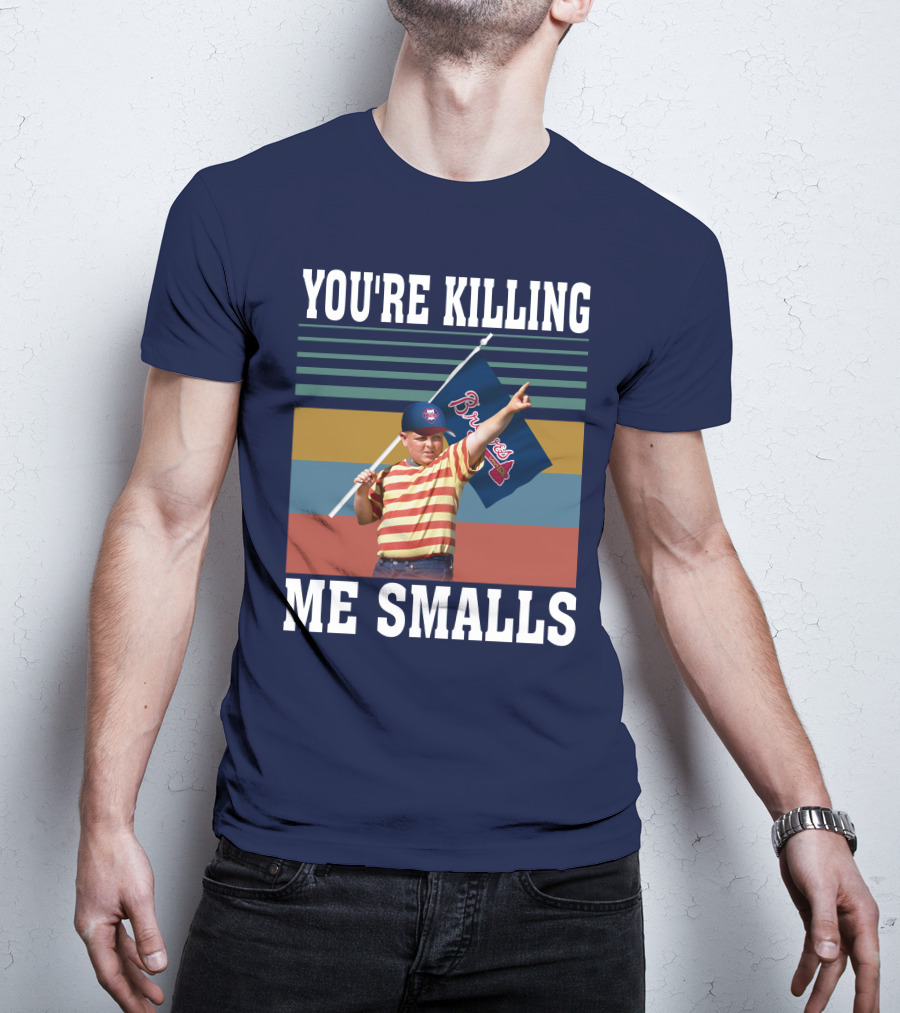 You're Killing Me Smalls Braves Flag Stripes T-Shirt