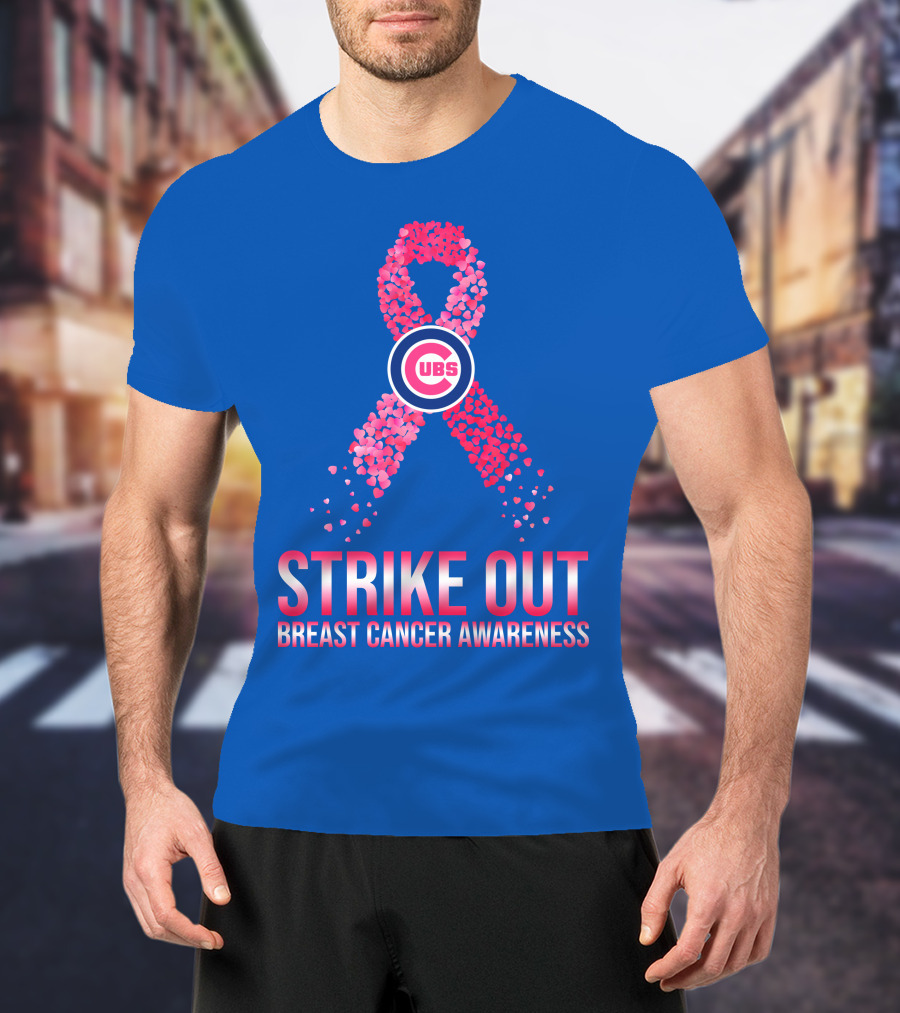 Cubs Strike Out Breast Cancer Awareness T-Shirt