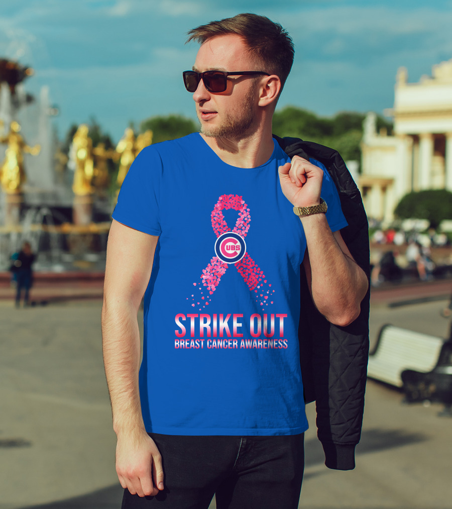 Cubs Strike Out Breast Cancer Awareness T-Shirt