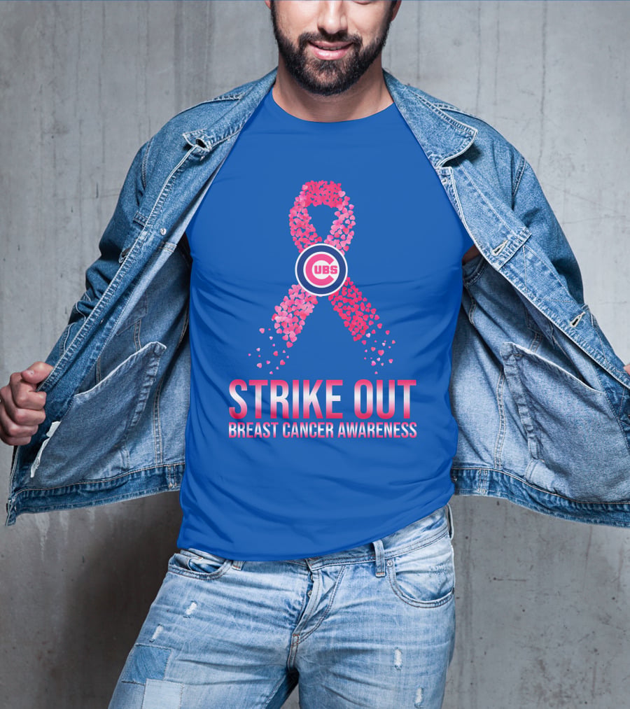 Cubs Strike Out Breast Cancer Awareness T-Shirt