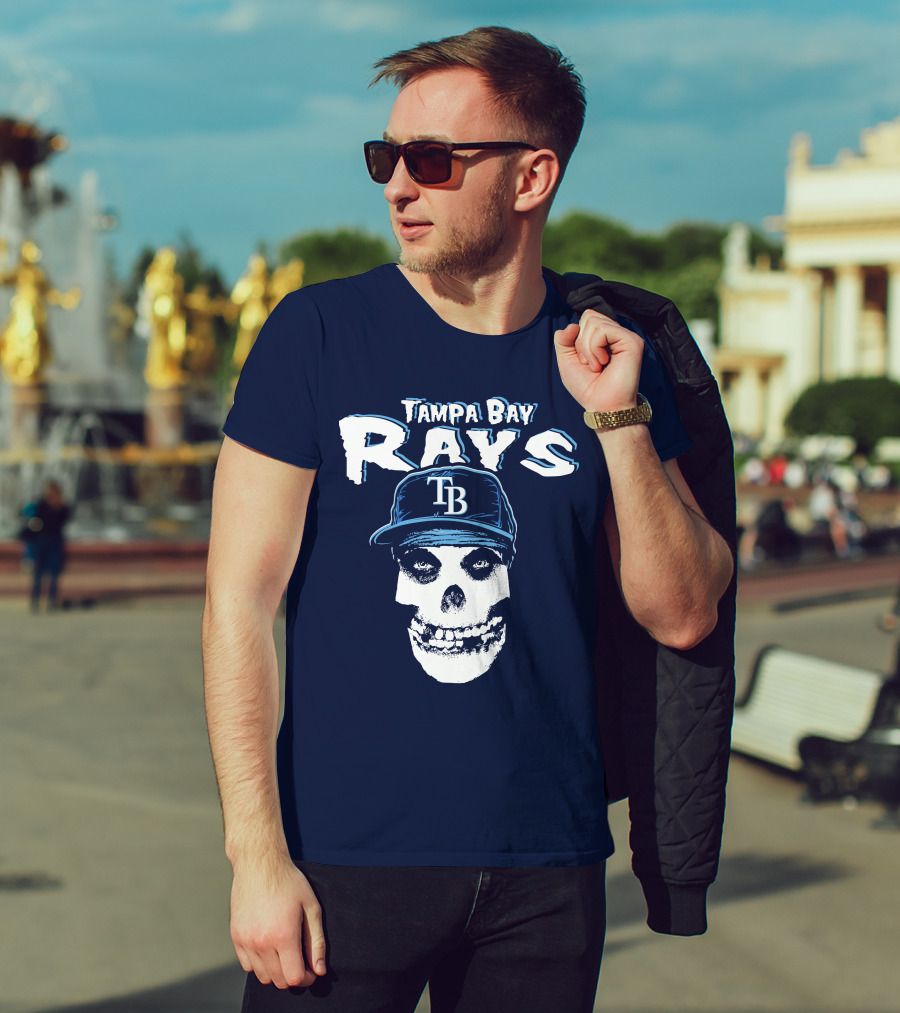 Tampa Bay Rays Tb Skull T-Shirt