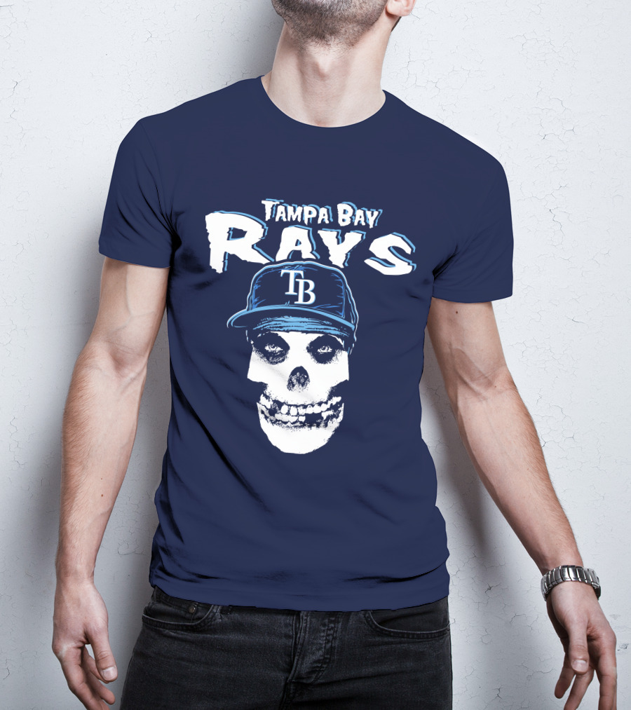 Tampa Bay Rays Tb Skull T-Shirt