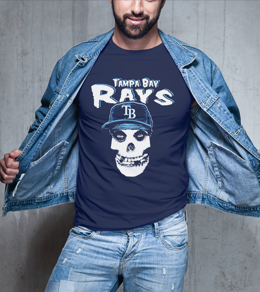 Tampa Bay Rays Tb Skull T-Shirt