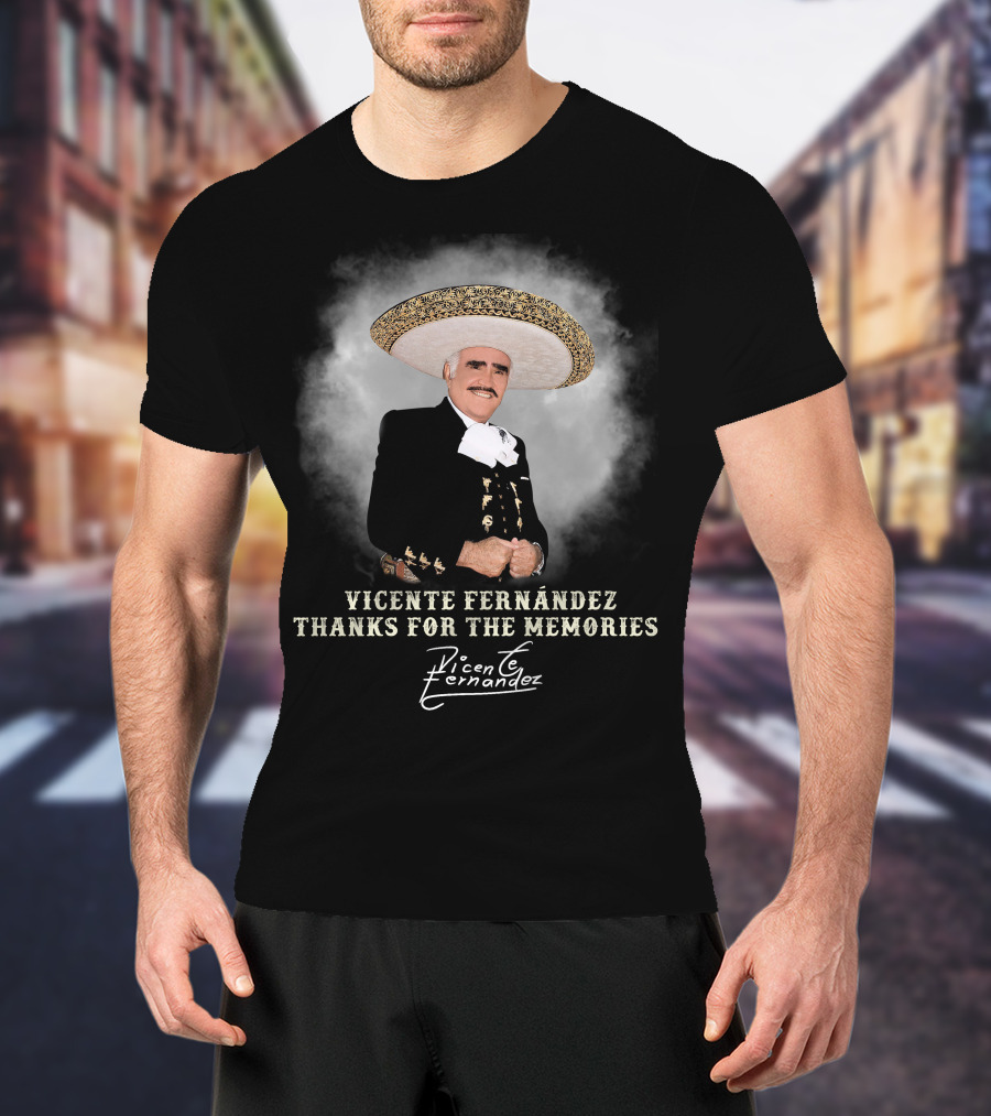 Vicente Fernández Thanks For The Memories T-Shirt