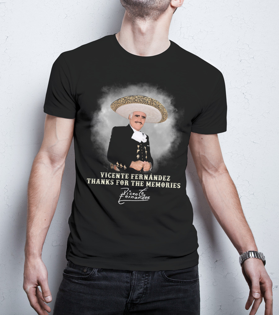 Vicente Fernández Thanks For The Memories T-Shirt
