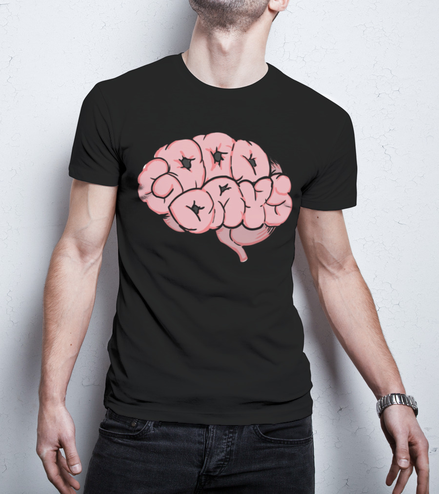 SZA Good Days Brain Illustration Merchandise T-Shirt