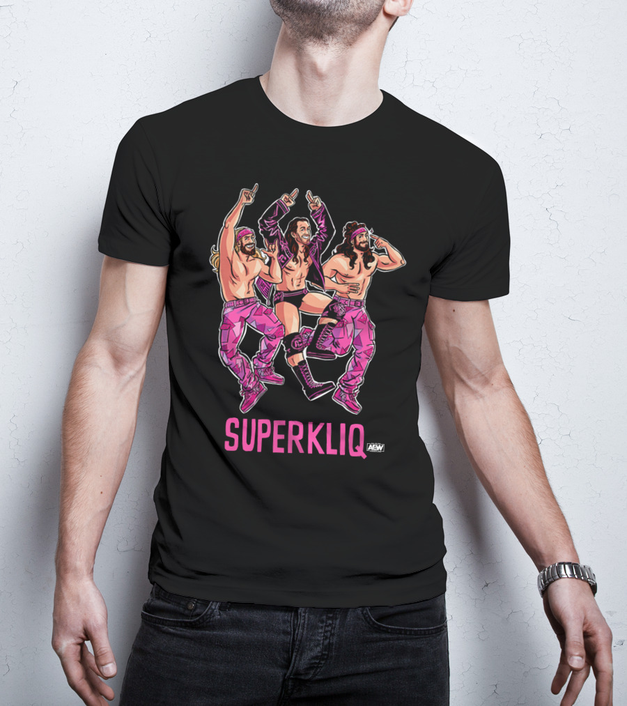 Superkliq AEW Wrestling Group T-Shirt