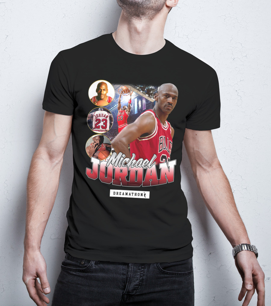Michael Jordan Dreamathon 23 Basketball T-Shirt