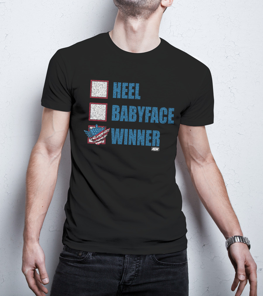 Cody Rhodes AEW Heel Babyface Winner T-Shirt