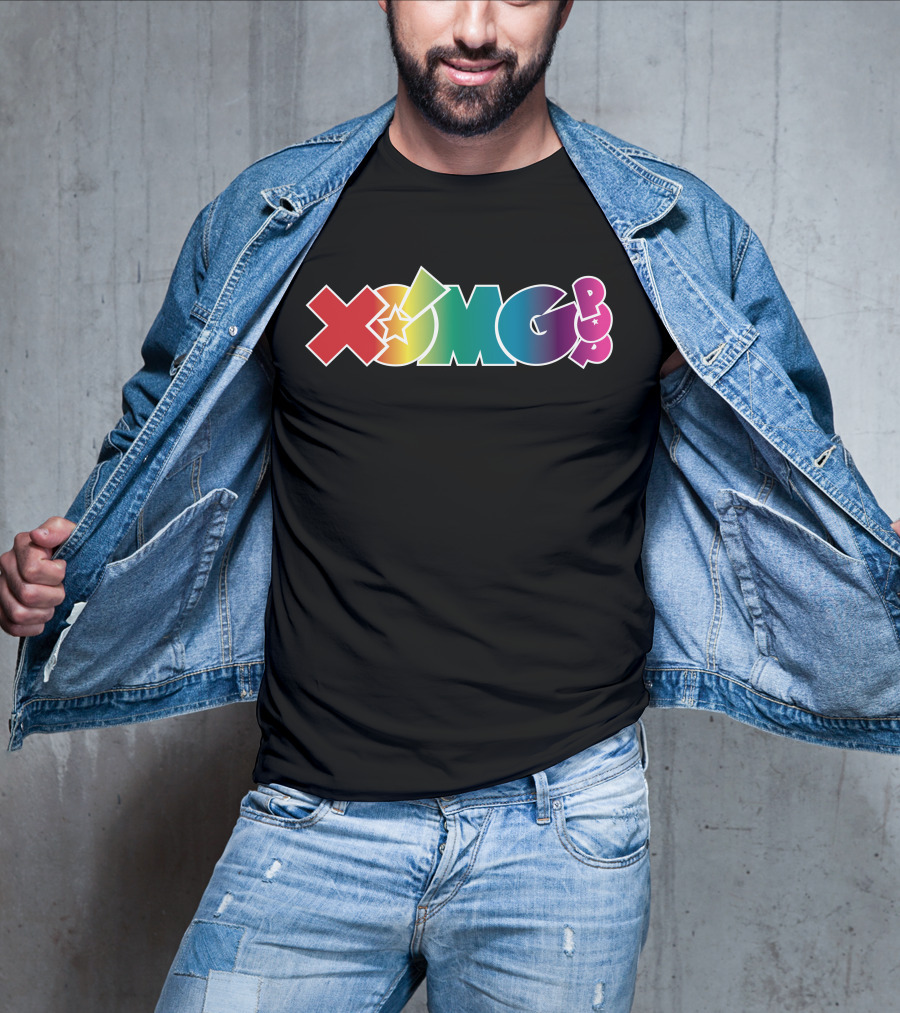 XOMG Pop Rainbow Starburst T-Shirt