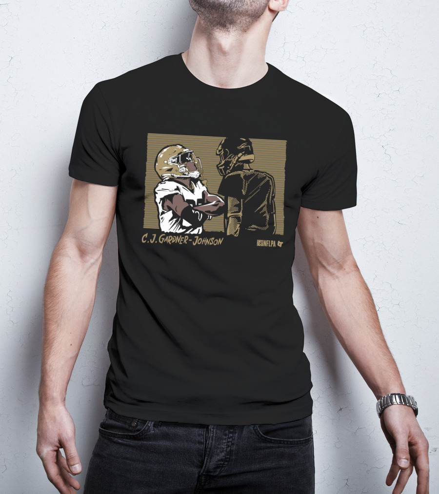 C.J. Gardner-Johnson NFLPA The Instigator Confrontation T-Shirt