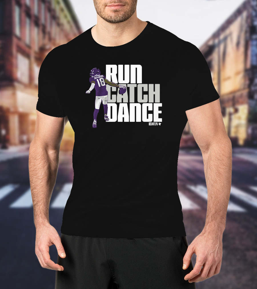 Justin Jefferson NFLPA Run Catch Dance T-Shirt