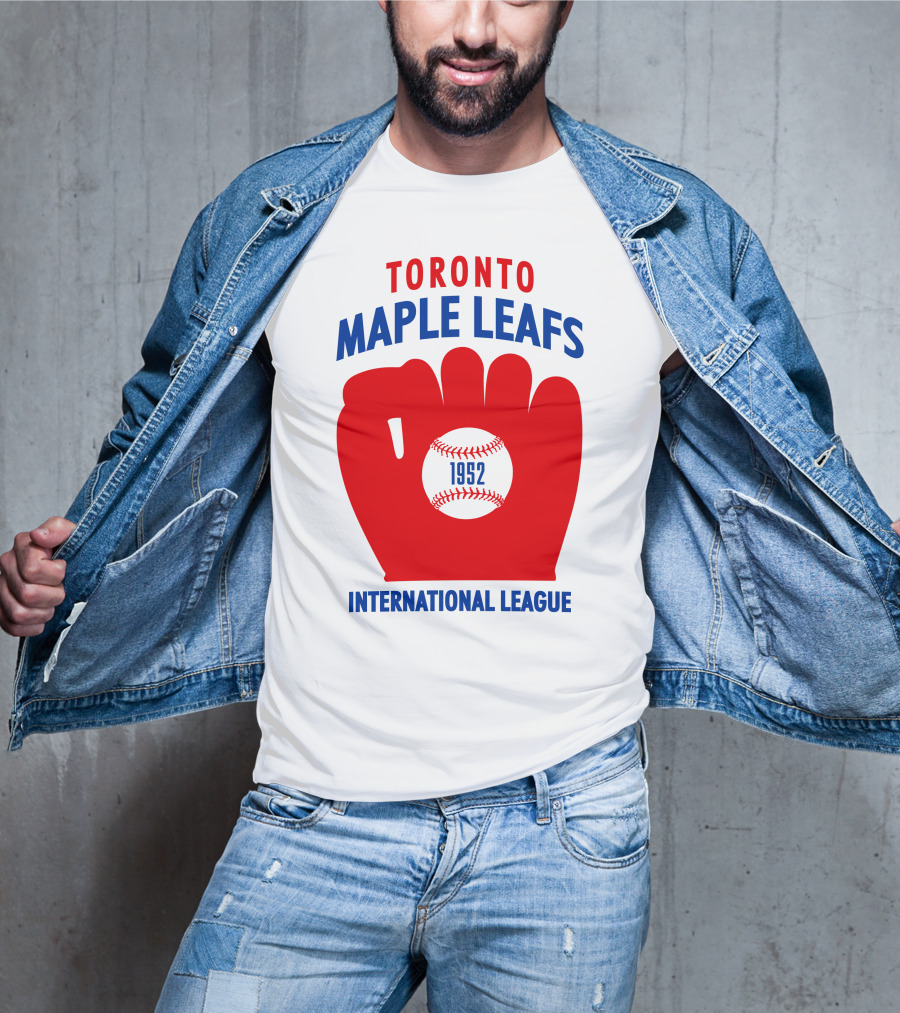 Toronto Maple Leafs 1952 International League Baseball Glove T-Shirt