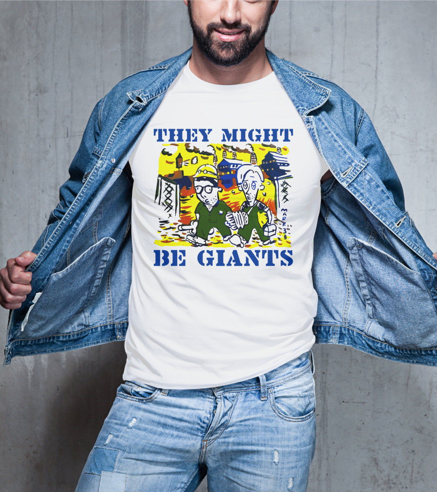 They Might Be Giants Comic Duo Factory Scene T-Shirt