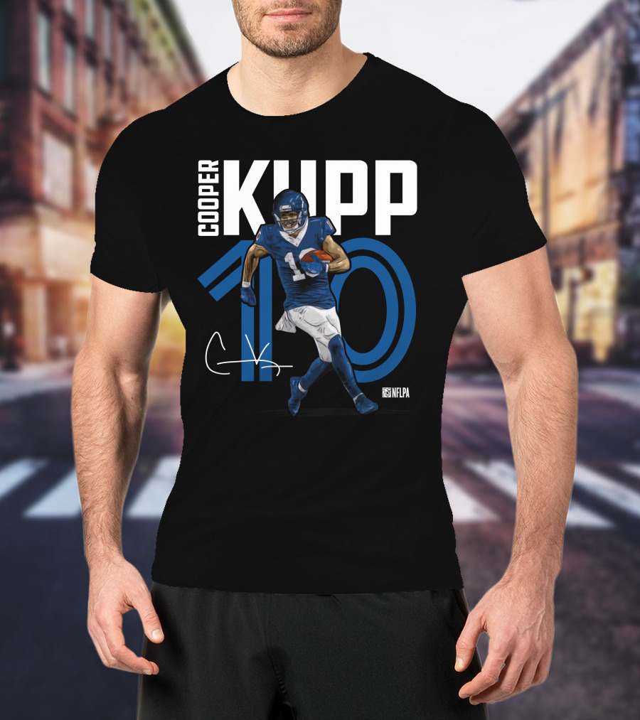 COOPER KUPP 10 NFLPA Football Player T-Shirt